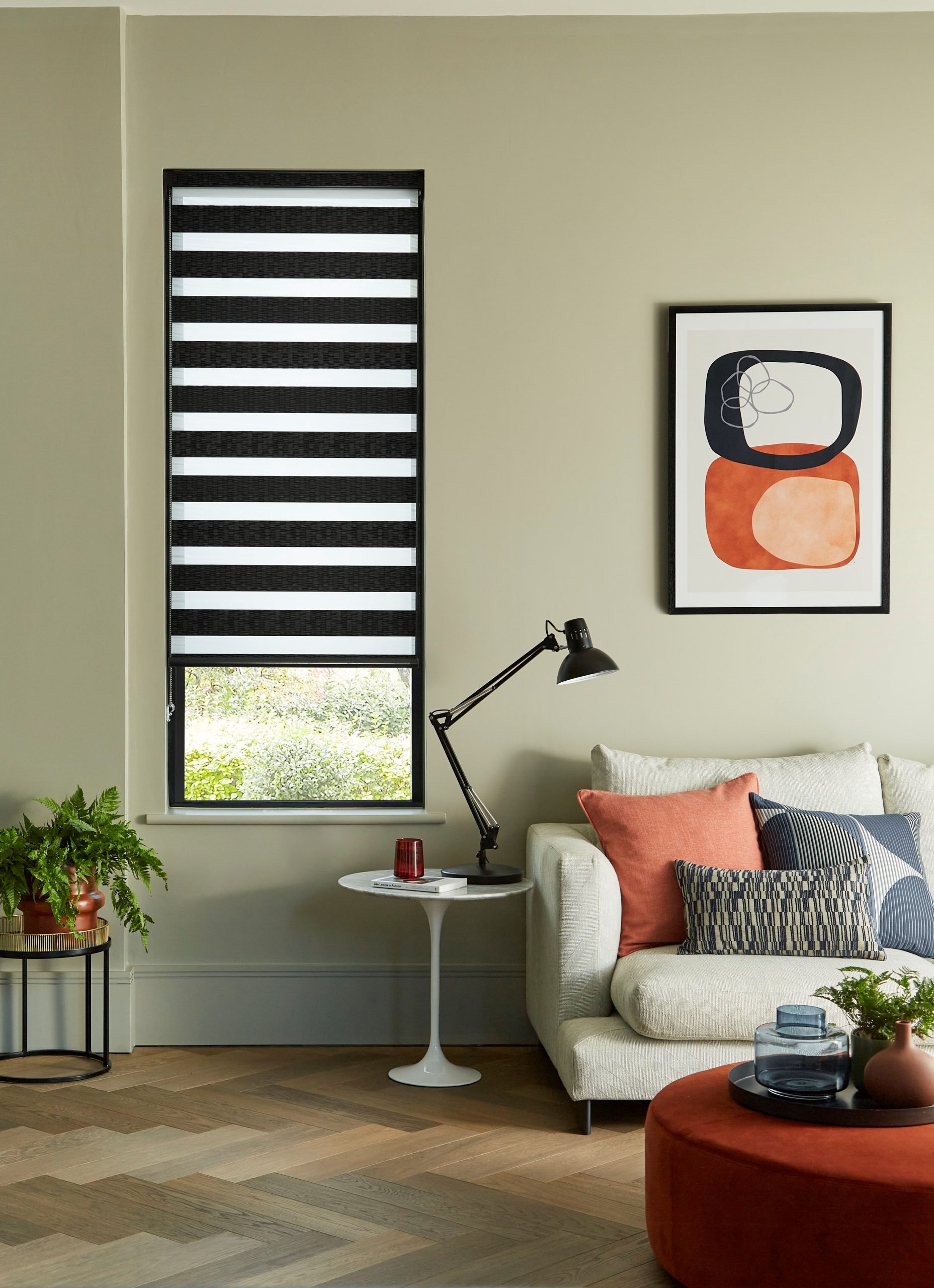 view-black Day and Night Blinds